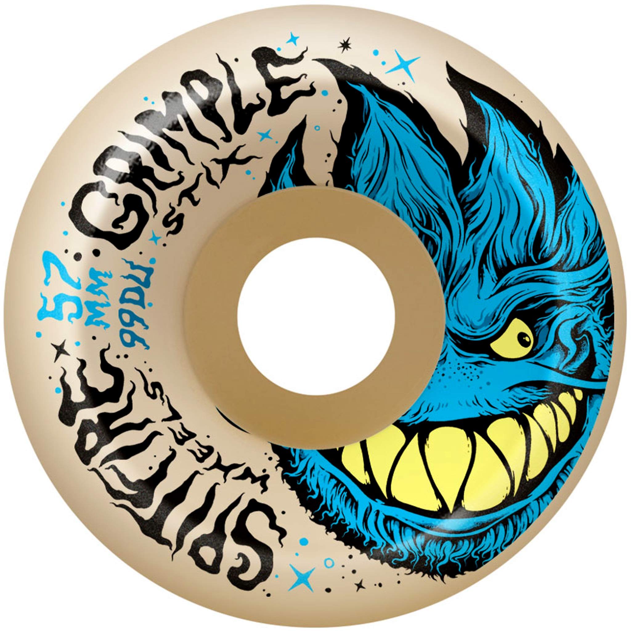 Ruedas Spitfire Formula Four Grimple Stix Lock-In Completo 57 mm 99A Blanca - Imagen 2