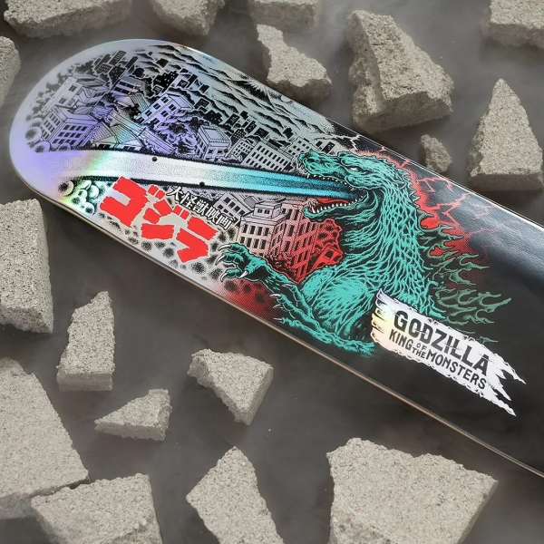 Tabla Santa Cruz X Godzilla O'Brien Reape 8.25" - Imagen 3