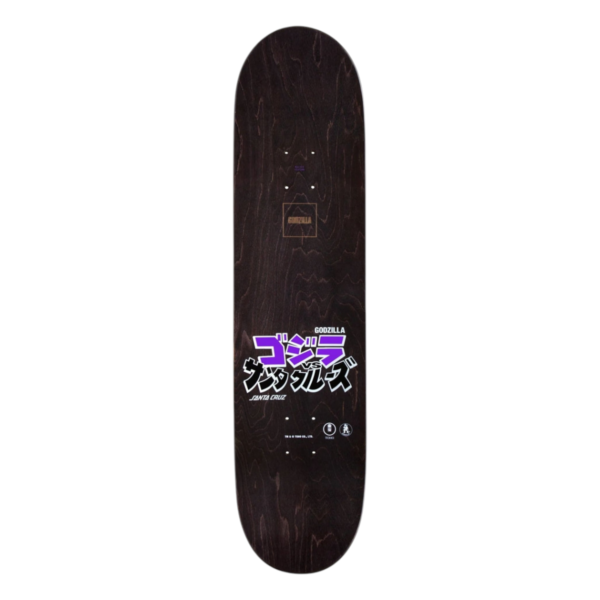 Tabla Santa Cruz X Godzilla Shin Knox Fireprint 8.5" - Imagen 2