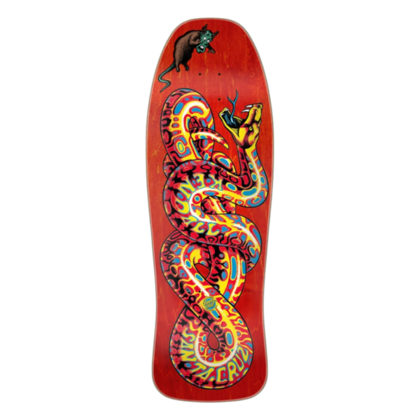 Tabla Skateboard Jeef Kendall Snake Red Reissue 9.97 x 30.1"