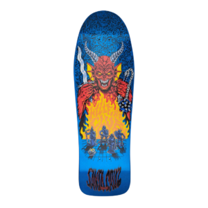 Tabla de skate Stranger Things Knox Hellfire Pit Santa Cruz de 10.07 pulgadas