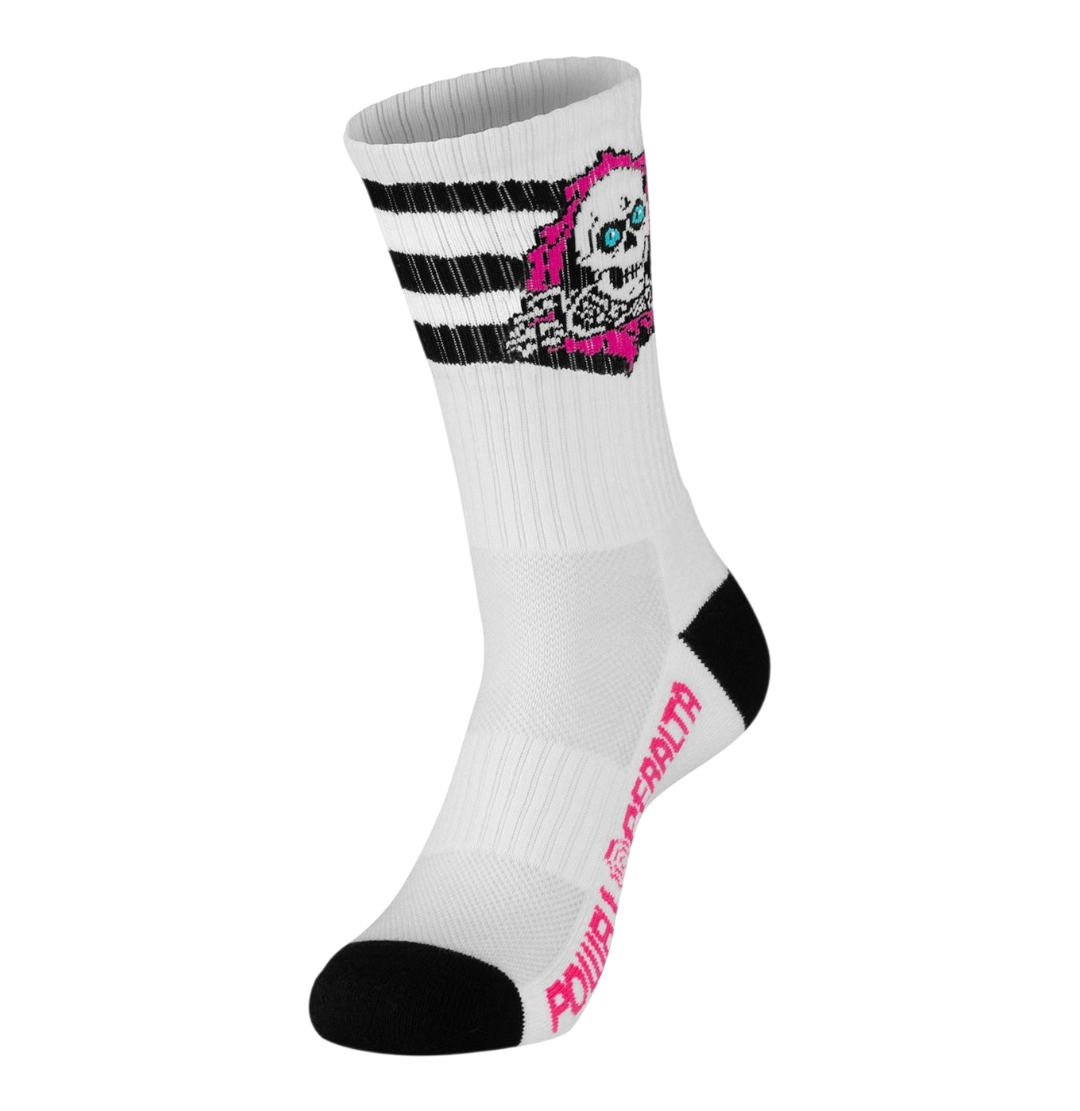 Calceta Powell Peralta Ripper Stripes Negra/Rojo