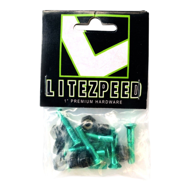 Tornillos Litezpeed de Cruz 1" Verde Brillante