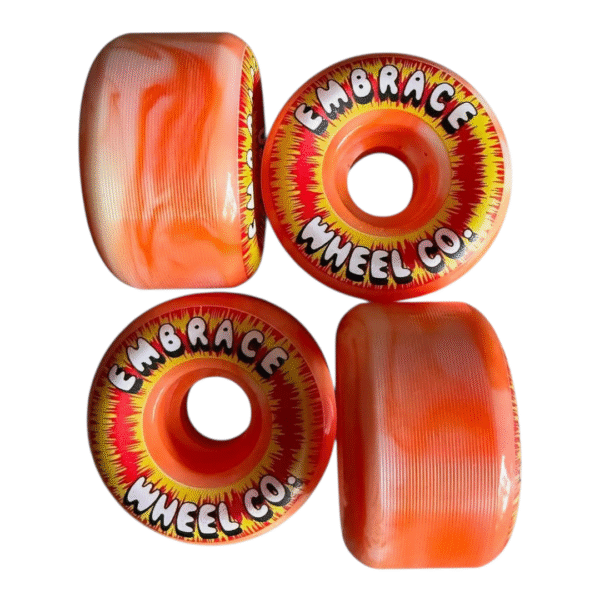 Ruedas Embrace Remolino Naranja 53 mm 100 A Duro - Imagen 2