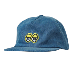 Gorra Kroked Eyes Washed Demin