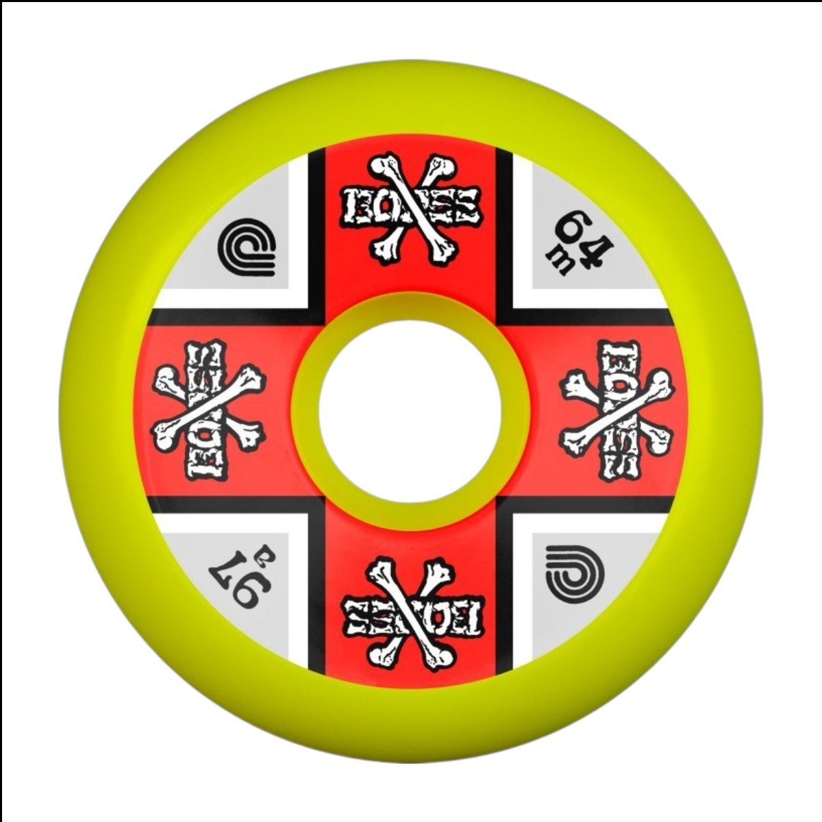 Ruedas Powell Peralta Cross Bones 64 mm Dureza 97A - Imagen 2